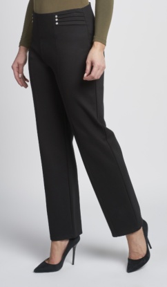 Pinns Ponte Contour Regular Trousers With Diamante Detail